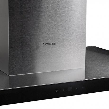 Davoline SQUARE 090 ΙΧ Inox 90cm Απορροφητήρας Νησίδα